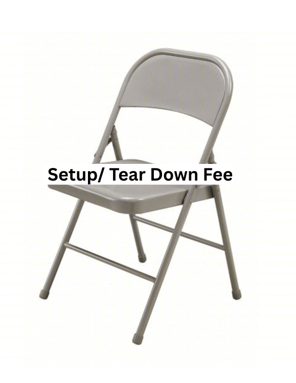 Chair Setup/Tear down Fee (Optional)