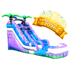 15 Ft Purple Crush Water Slide